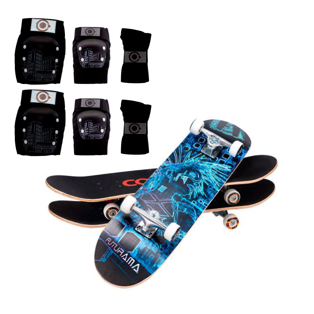 Patineta De Skate Cougar MHB03 Con 7 capas de pino