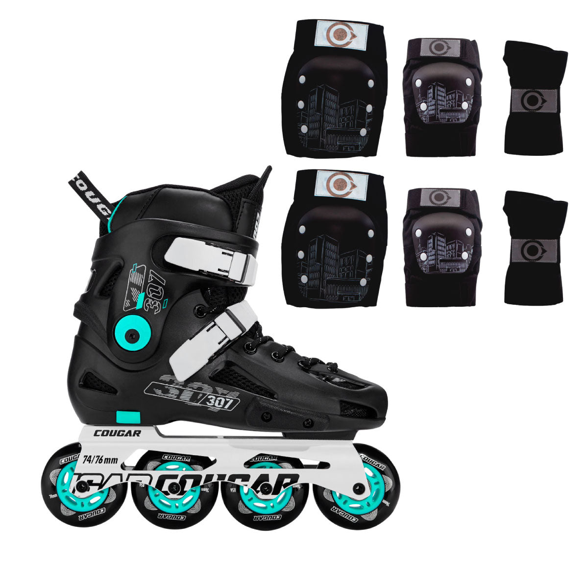 Patines en Línea Semiprofesionales Slalom MZS307-C