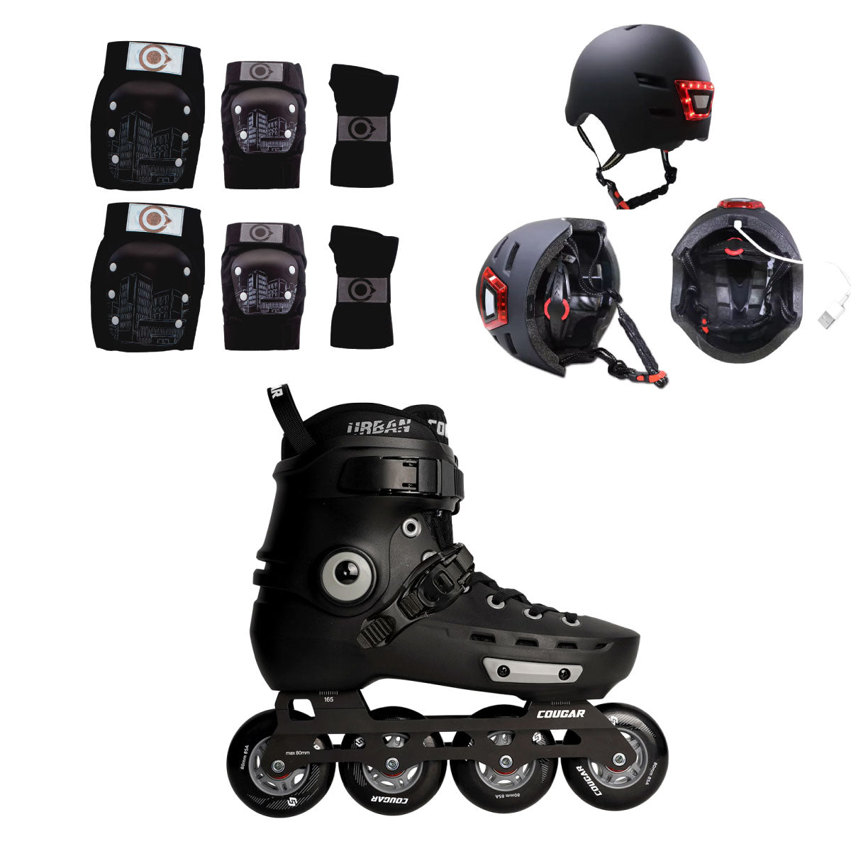 Patines en Linea Semiprofesionales Slalom MZS7001