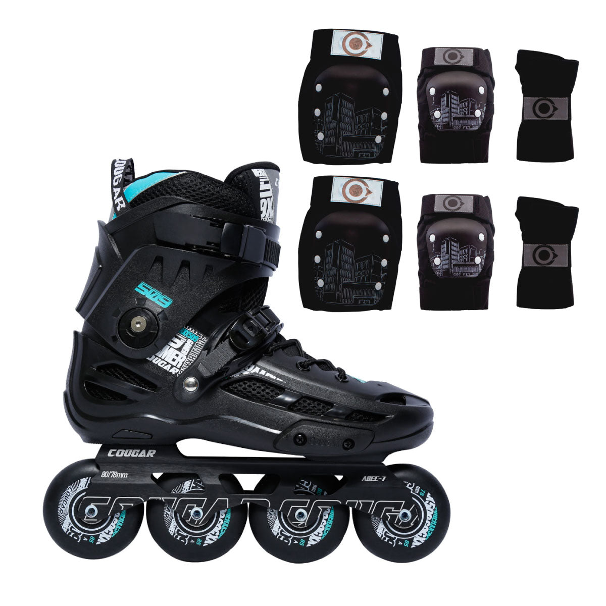 Patines en Linea Semiprofesionales Slalom MZS509
