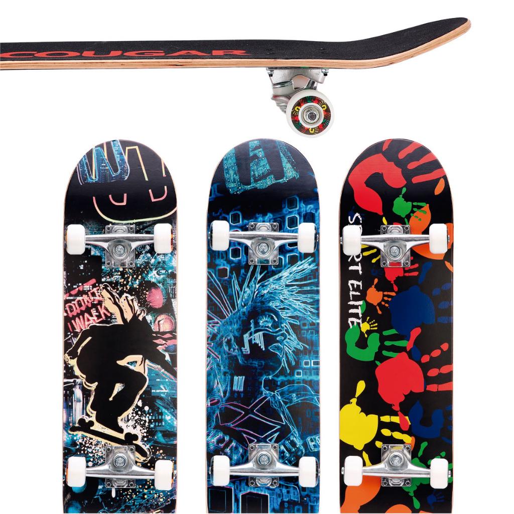 Patineta De Skate Cougar MHB03 Con 7 capas de pino