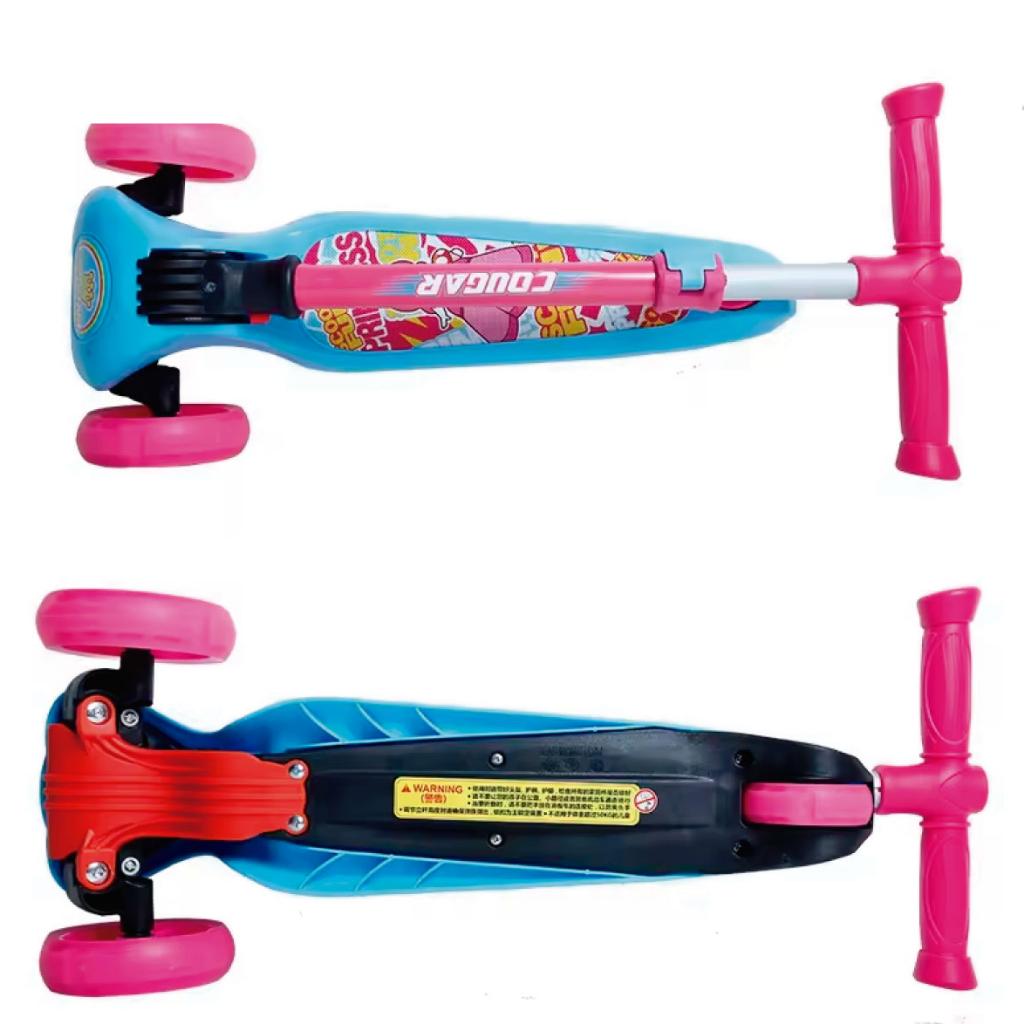 Scooter para niños Cougar Rosada con Azul MHB-23