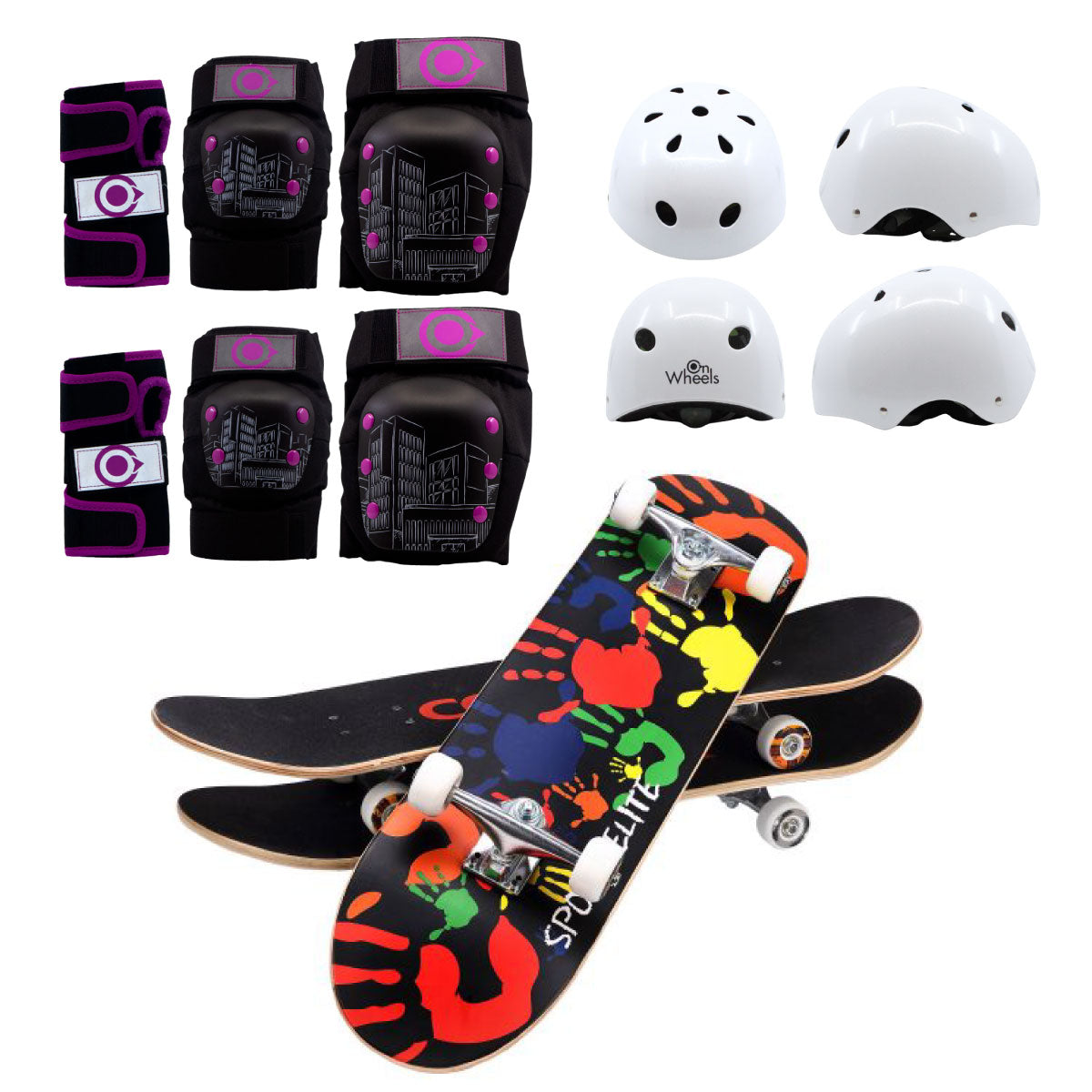 Patineta De Skate Cougar MHB03 Con 7 capas de pino