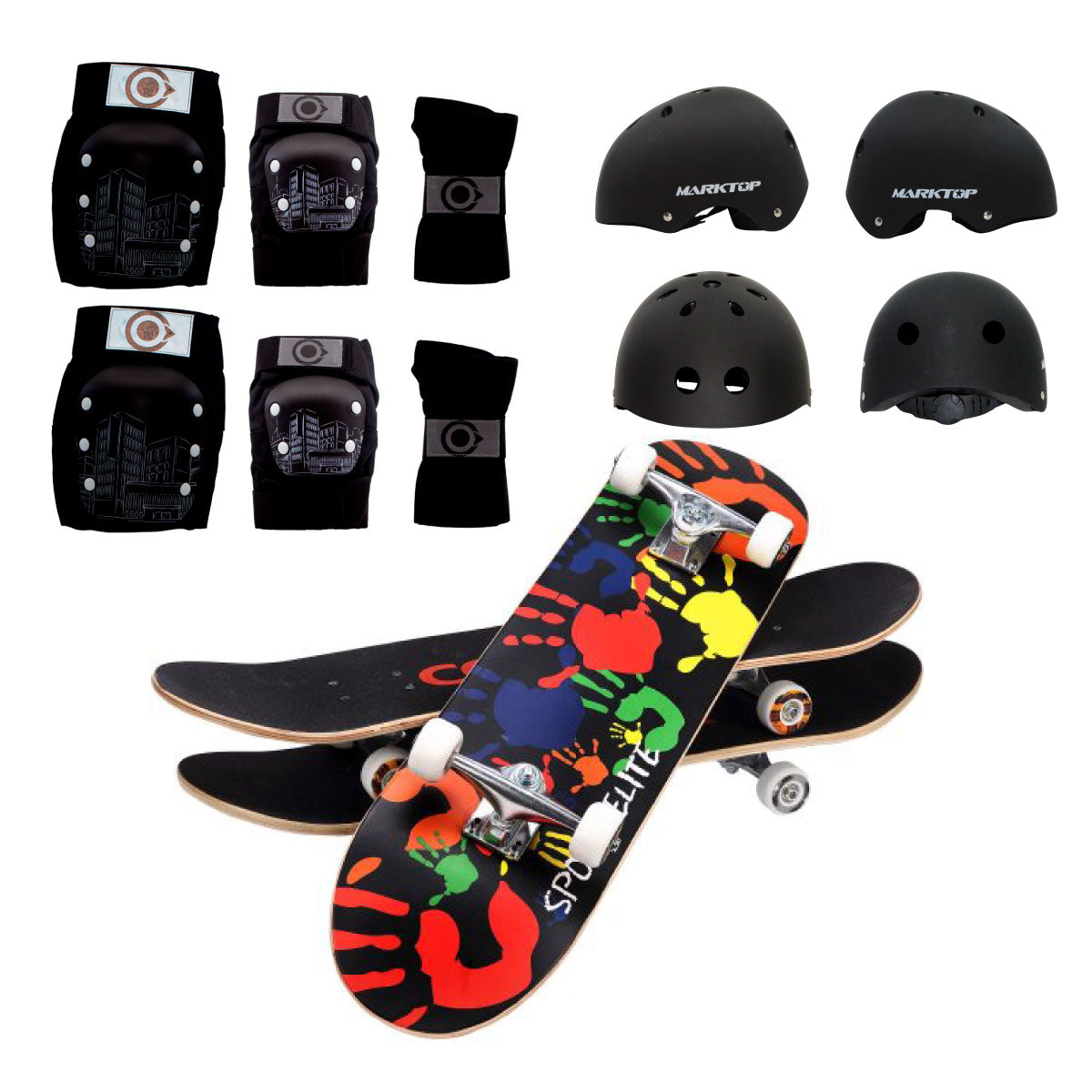 Patineta De Skate Cougar MHB03 Con 7 capas de pino