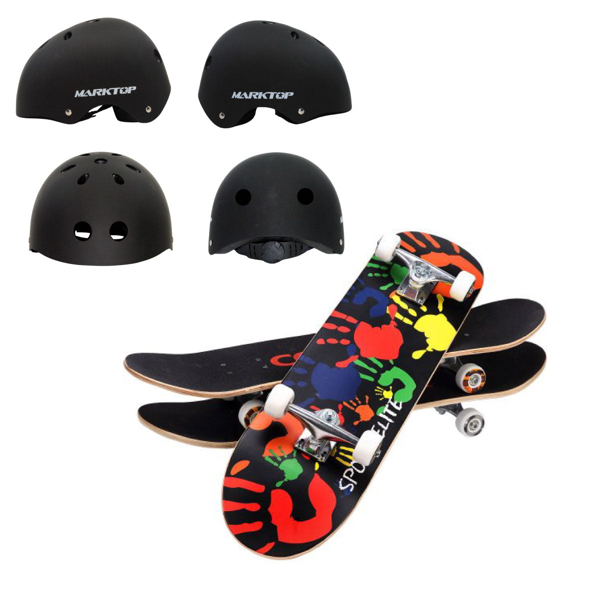Patineta De Skate Cougar MHB03 Con 7 capas de pino