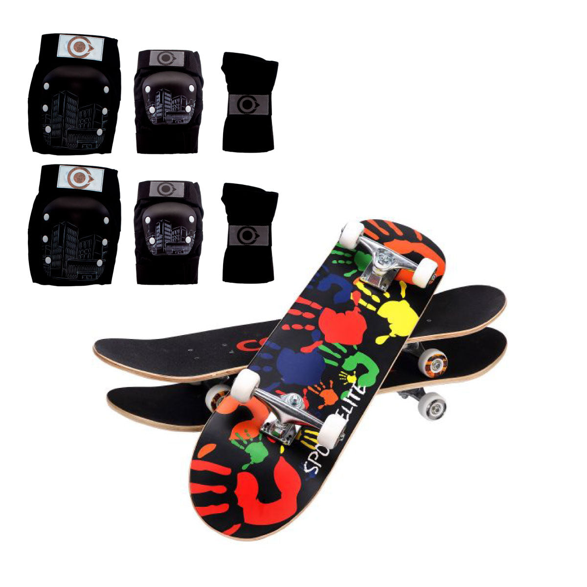 Patineta De Skate Cougar MHB03 Con 7 capas de pino