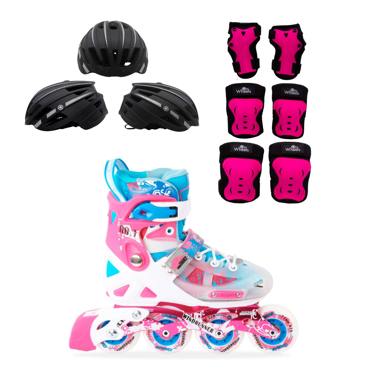 Patines en Linea Semiprofesionales Ajustables Cougar CR5X