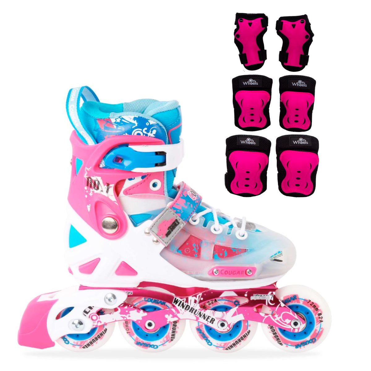 Patines en Linea Semiprofesionales Ajustables Cougar CR5X