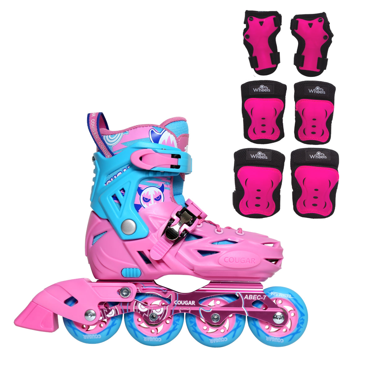 Patines en Línea Semiprofesionales Ajustables Cougar MZS303