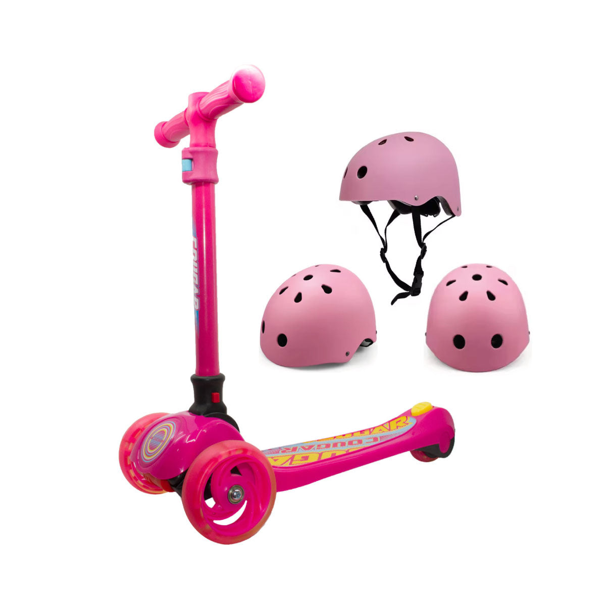 Scooter para niños Cougar Rosada con Azul MHB-23