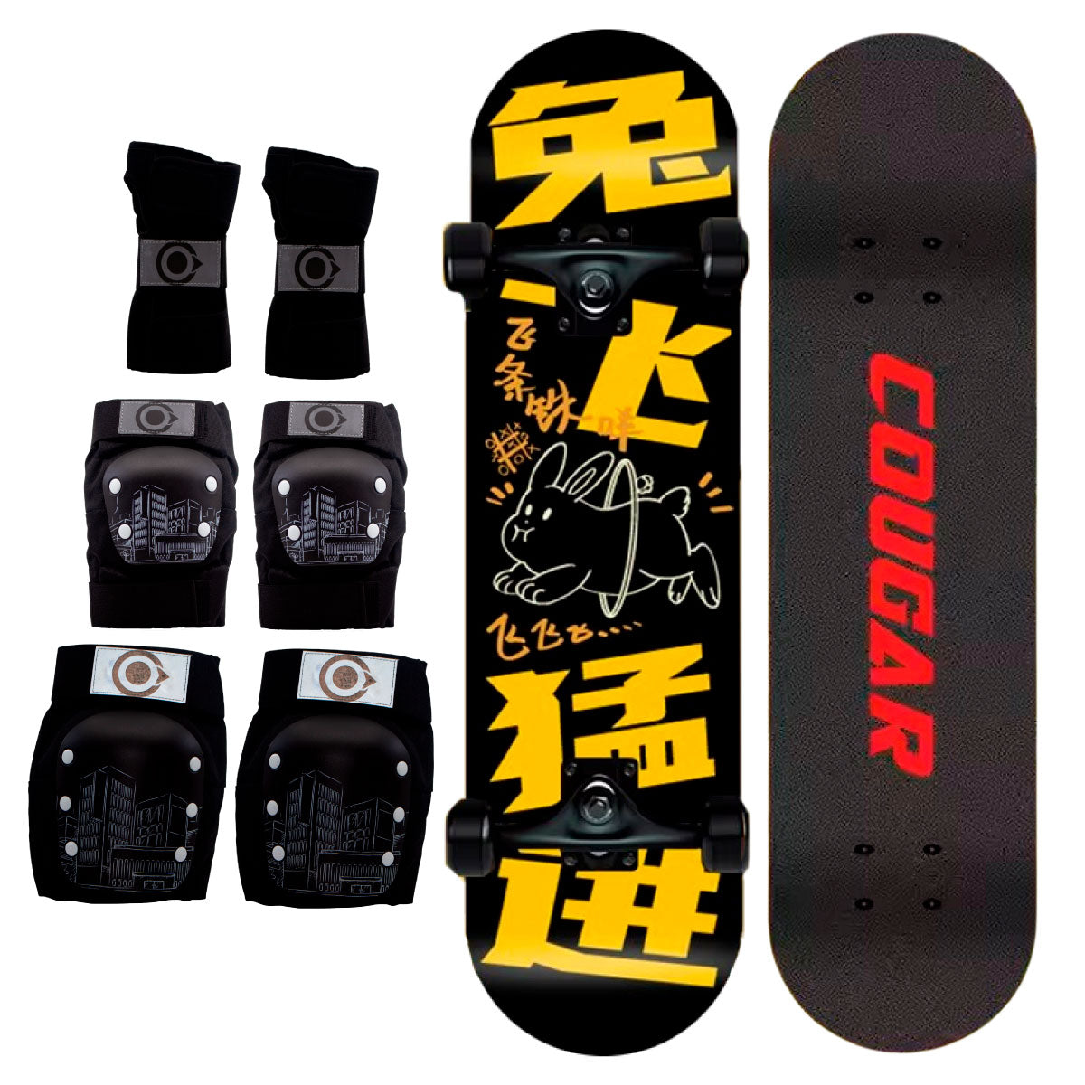 Patineta De Skate Cougar MHB03 Con capas de pino – Cougar Colombia