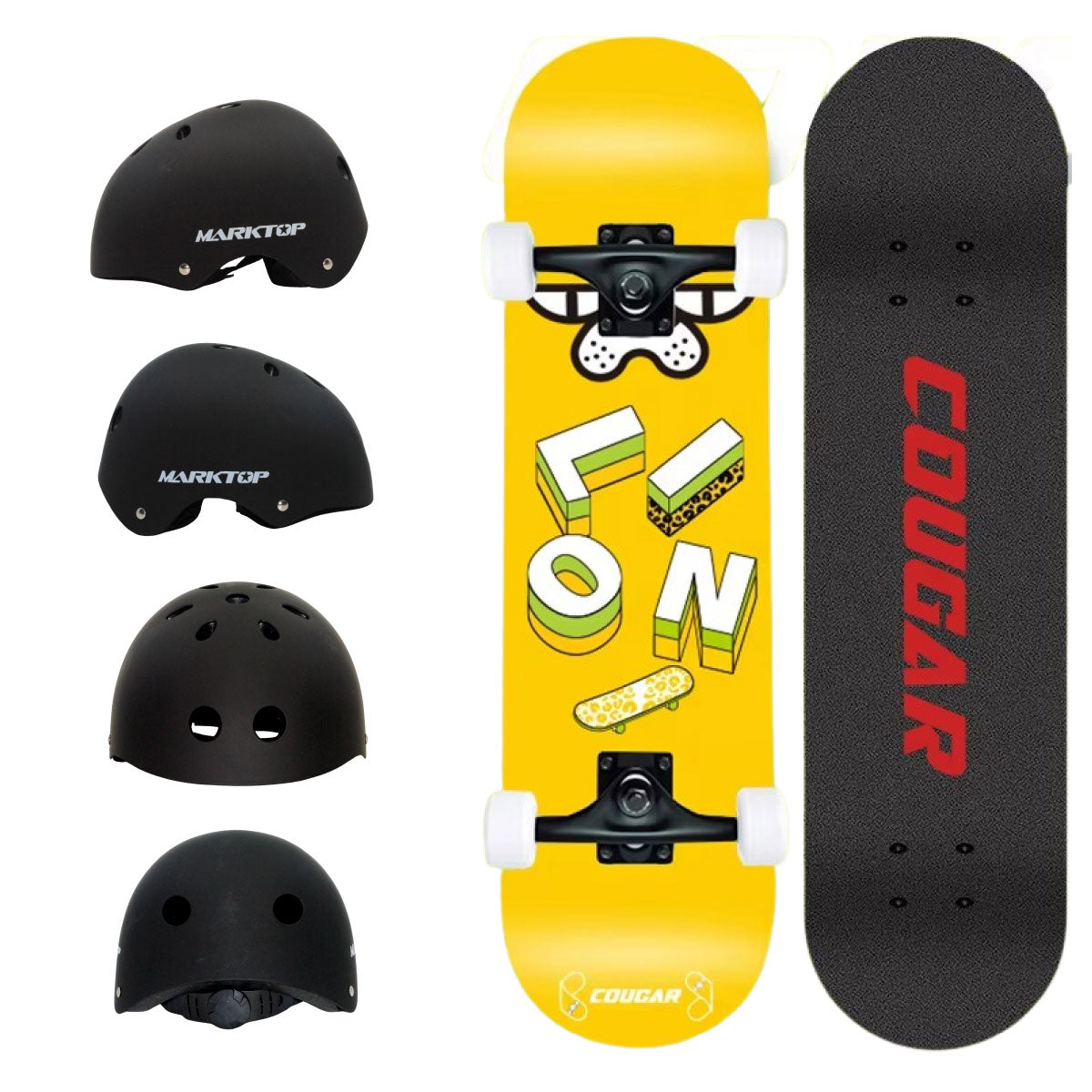 Patineta De Skate Cougar MHB03 Con 7 capas de pino