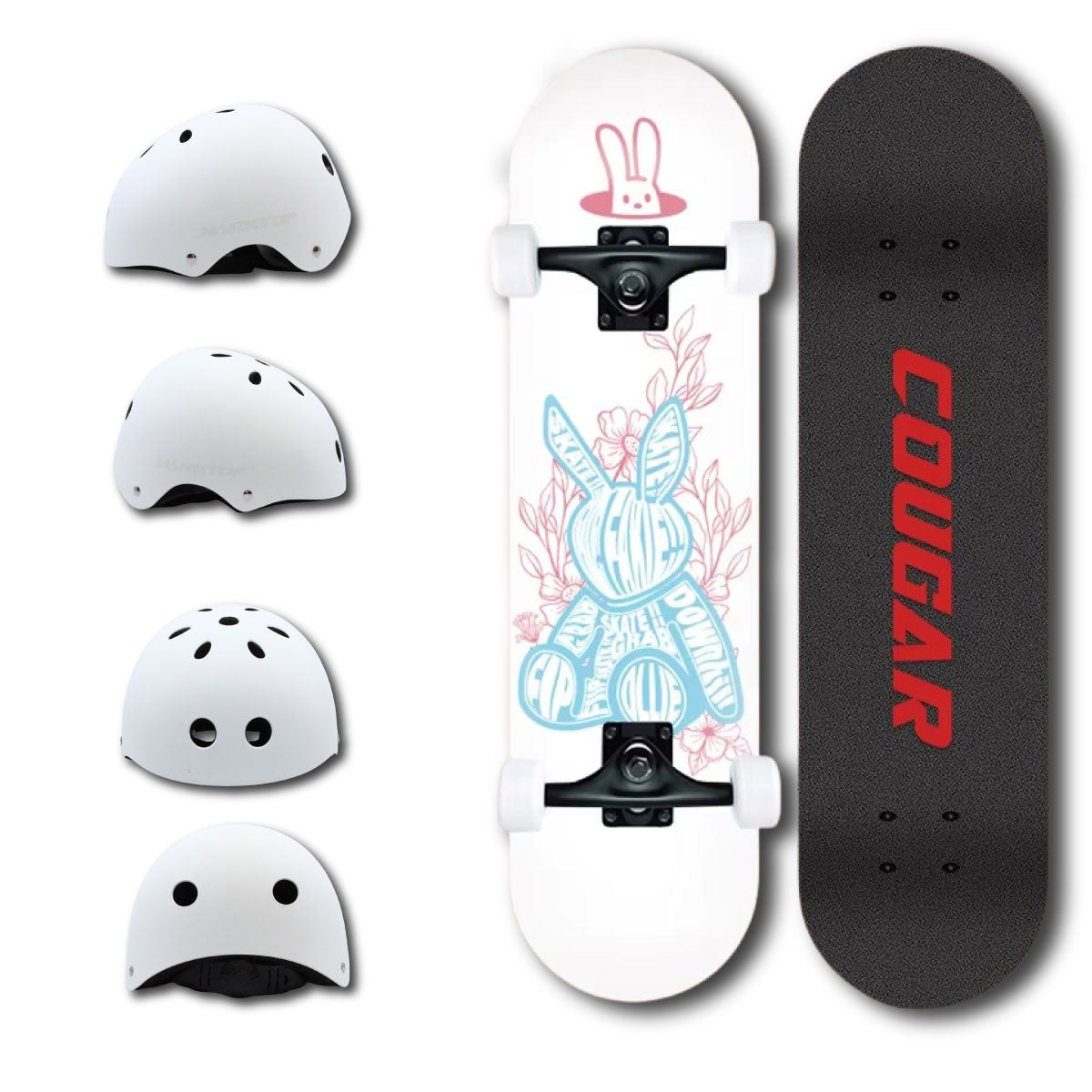Patineta De Skate Cougar MHB03 Con 7 capas de pino
