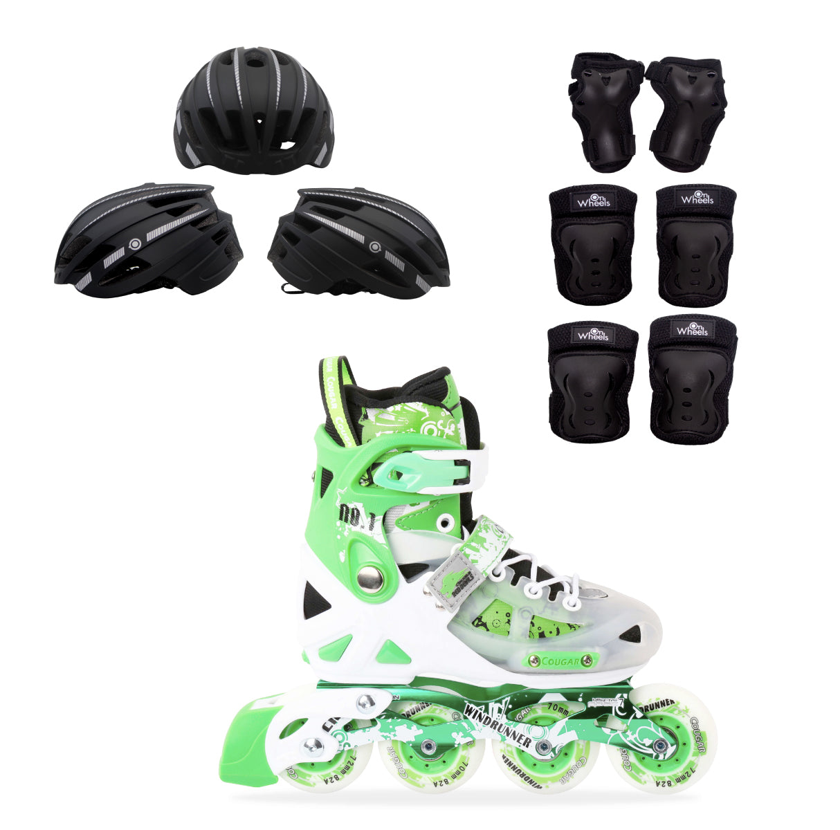 Patines en Linea Semiprofesionales Ajustables Cougar CR5X