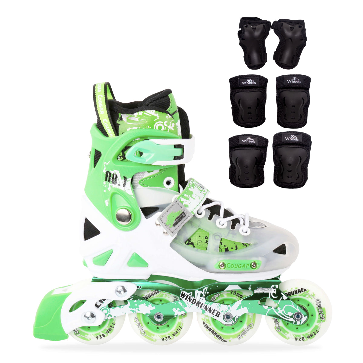 Patines en Linea Semiprofesionales Ajustables Cougar CR5X